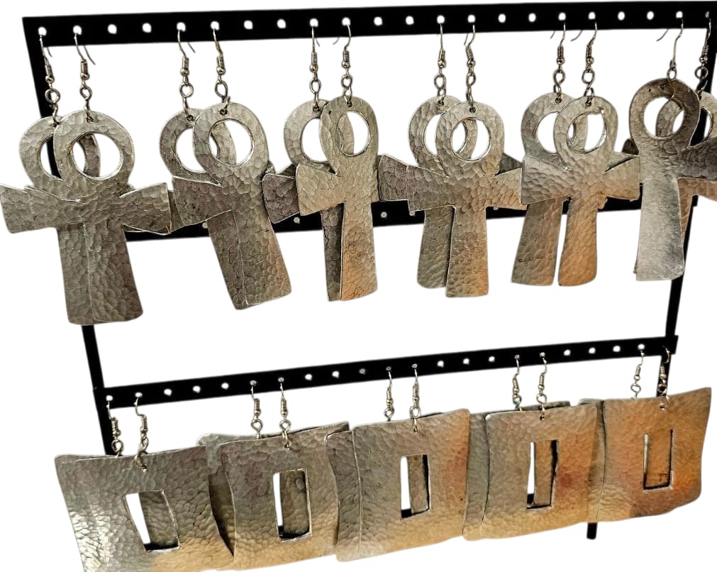 AATC Aluminium Earrings Drop -Rectangular Shaped