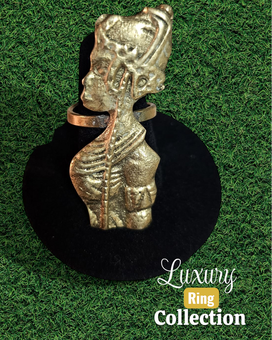 AATC Black Pharaoh Brass Ring