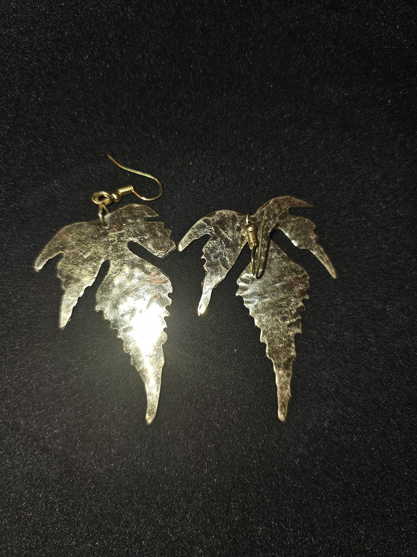 AATC BRASS GANJA EARINGS