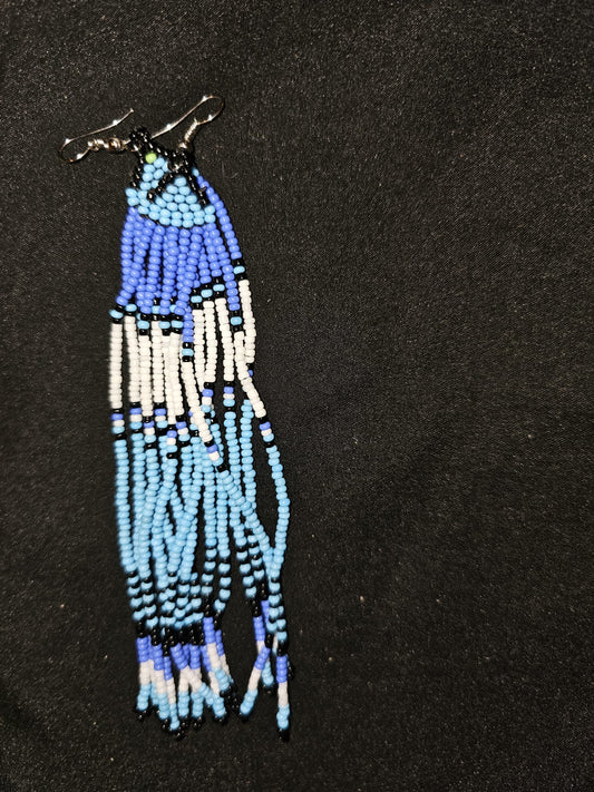 AATC LONG BEADED -B EARRINGS