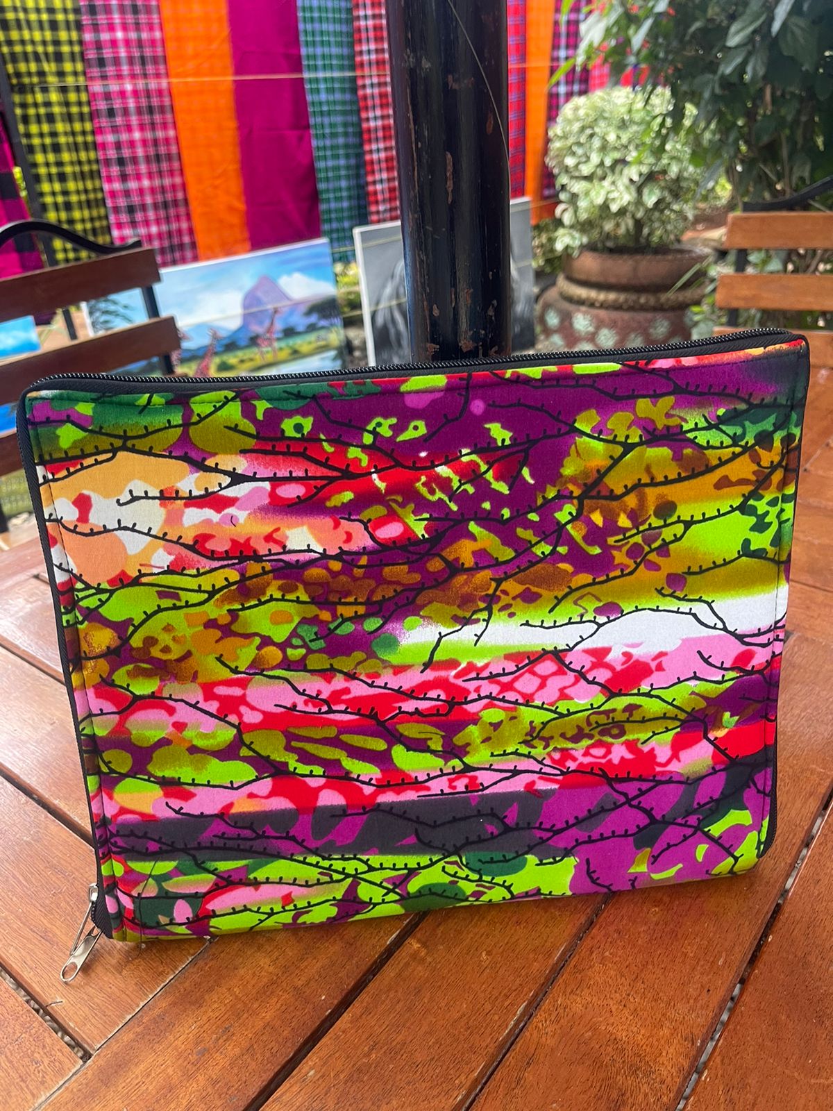 AATC Ankara Laptop Sleeve Bag - Pink