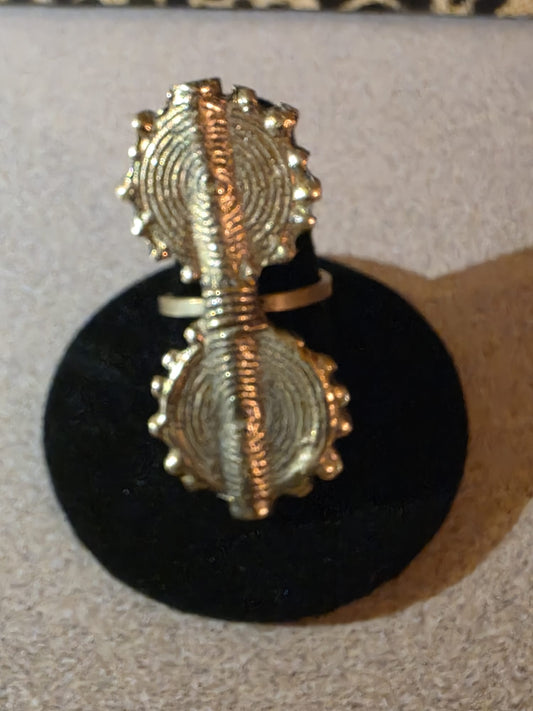 AATC Brass Shield Ring