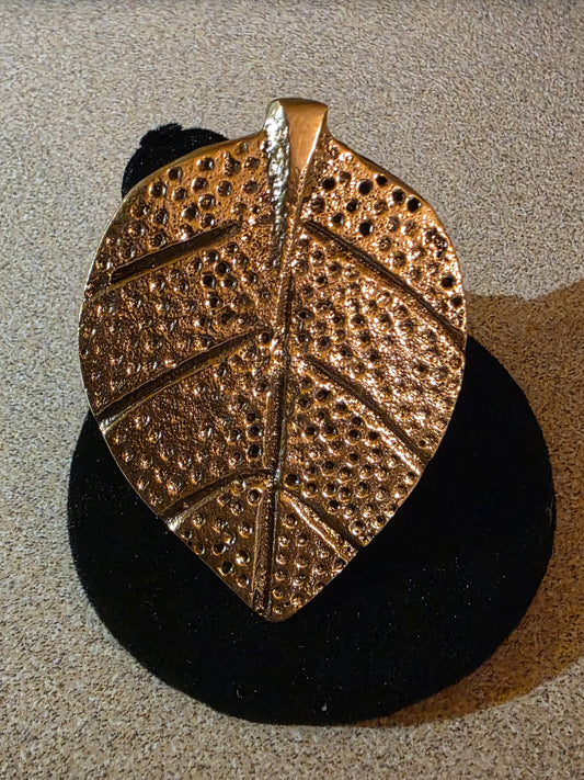 AATC Brass Leaf Ring