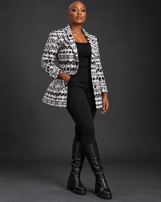 AI model styling image — AATC Jacket
