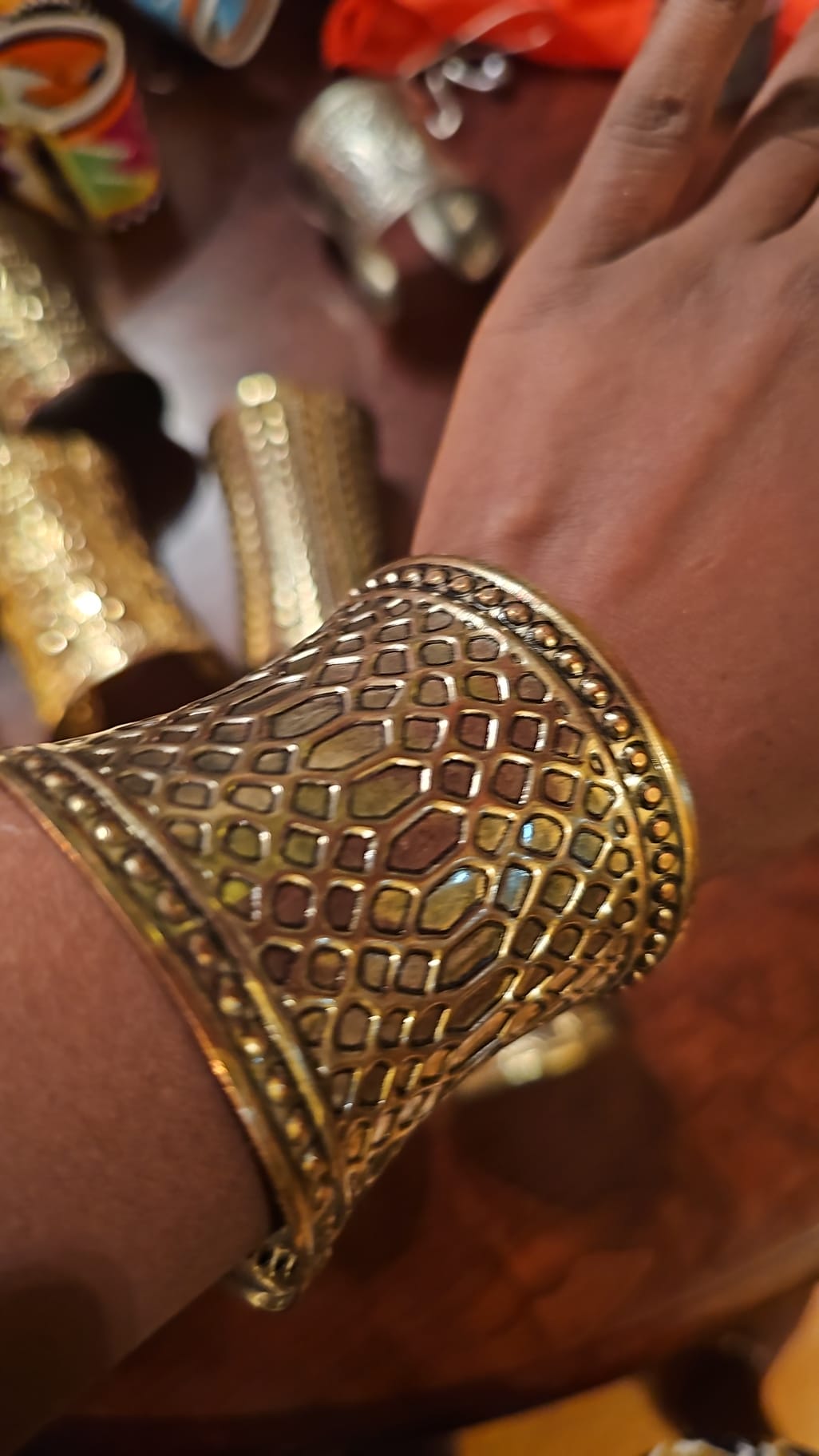 AATC BRASS BRACELET CUFF C-0008