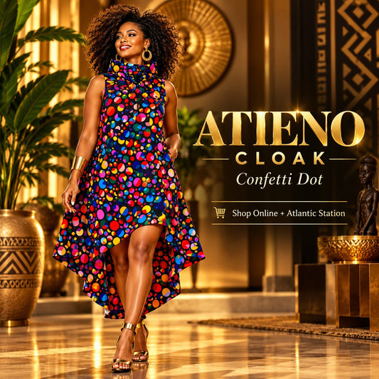 ATIENO CLOAK – Confetti Dot